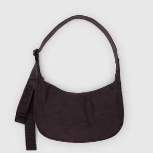 Baggu chocolate plum medium crescent Bag